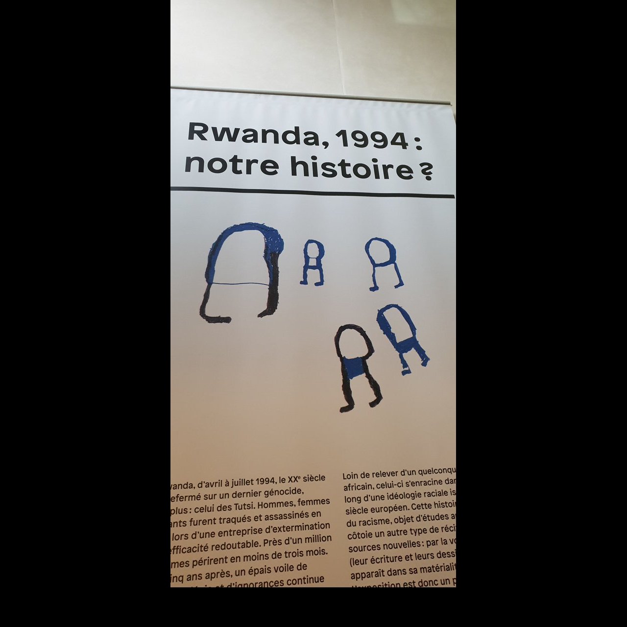 Exposition consacrée au #génocide au Rwanda